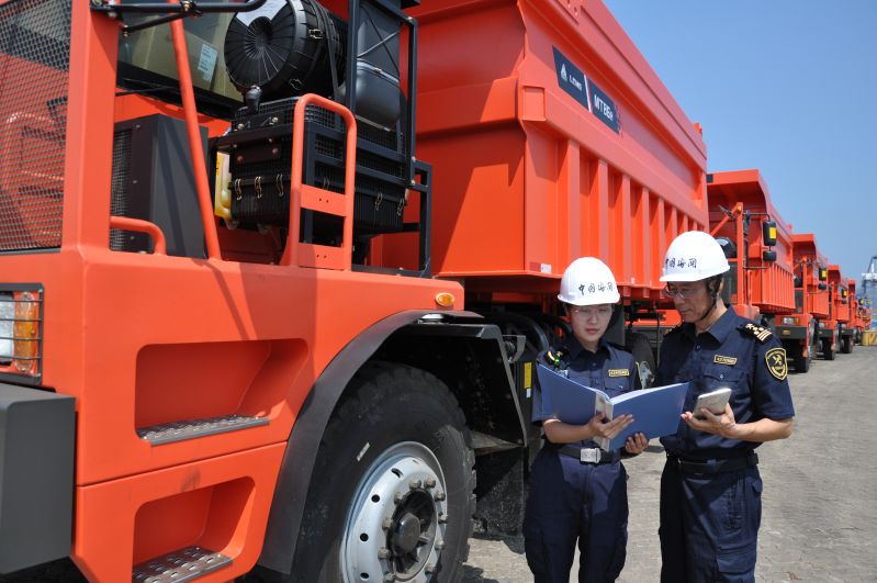 煙臺港中非班輪發(fā)運量增長超3倍（圖）