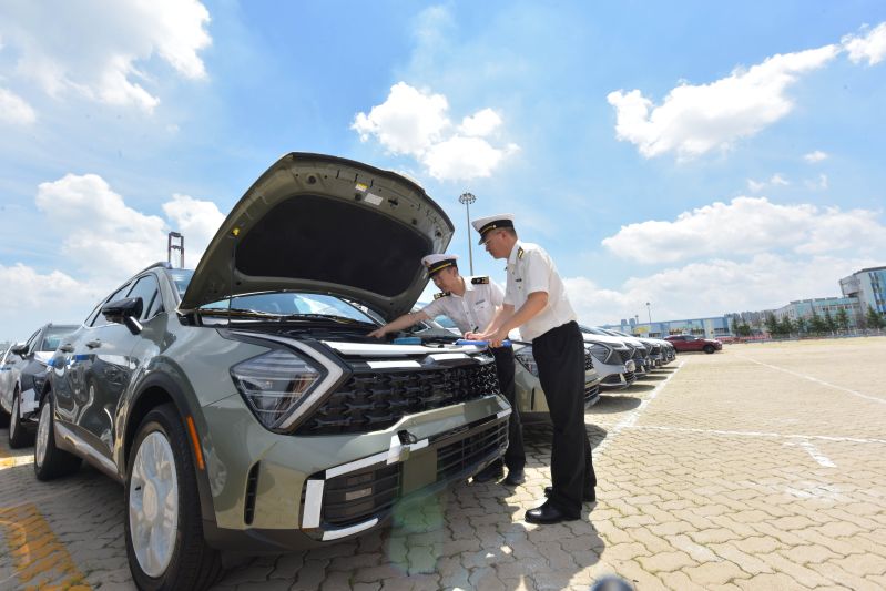 煙臺港商品車國際轉(zhuǎn)運量增長近五成（圖）