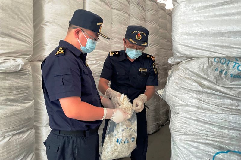 查獲禁止進口洋垃圾220余噸（圖）